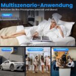 Der Detektor JMDHKK M8000 als schwarzes Handgerät mit montierter HF-Antenne.