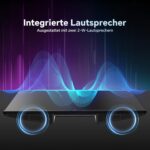 KTC H27T6: weisser 27-Zoll-Gaming-Monitor auf höhenverstellbarem Standfuss, Frontansicht.