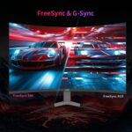 KTC 32-Zoll-Curved-Monitor in Schwarz mit gekrümmtem Display auf dem Standfuss, Frontansicht.