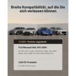 TOPDON AD600S OBD2-Diagnosegerät mit 5-Zoll-Touchscreen und OBD-Anschlusskabel