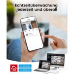 ZOSI C180 PoE Überwachungsset mit 8-Kanal-Netzwerkrekorder und vier Aussenkameras mit 8 Megapixel