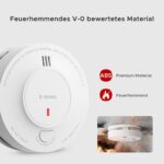 X-Sense SD19-W Funkrauchmelder aus dem 6er-Set, weisses Gehäuse mit Stummschalttaste