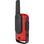 Motorola Talkabout T42 Handfunkgerät in Rot mit LCD-Display und Gürtelclip