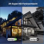 Xega S20 Überwachungskamera mit Solarpanel und schwenkbarem Kopf an einer Hauswand