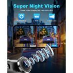 zhiroad Q20S 4K-Dashcam mit 1,47-Zoll-Display und abnehmbarer Halterung