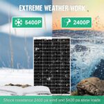 ECO-WORTHY 170-W-Solarpanel mit 30-A-Laderegler