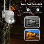 Hiseeu 5MP WLAN-Überwachungsset mit PTZ-Kameras und NVR