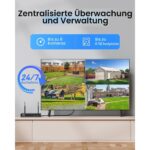 ZOSI 2K WLAN-Überwachungsset mit vier Kameras, Farbnachtsicht und 8-Kanal-Rekorder mit 1 TB