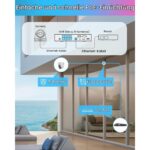 ZOSI C225 PoE-Überwachungsset mit vier 5-MP-Dome-Kameras und 8-Kanal-Rekorder mit 2 TB