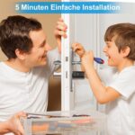 WELOCK Touch41 Schliesszylinder mit Fingerabdrucksensor in Edelstahl, Euro-Profil