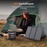 MARBERO Powerstation mit 98 Wh und faltbarem 30-Watt-Solarmodul im Set