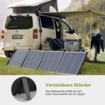 ALLPOWERS faltbares Solarmodul mit 200 Watt, monokristallin