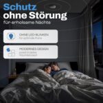 ALPENLUFT Funk-Rauchmelder im Zehner-Set mit Rauch- und Hitzeerkennung