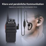 Retevis RT24 Plus Funkgeräte-Set mit zehn Geräten, Headsets und Ladeschalen