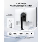 KTC H32D6 Monitor mit 32 Zoll und WQHD-Auflösung in weissem Gehäuse