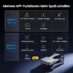 Holy Stone HS360E Drohne im Flug mit ausgeklappten Auslegern