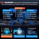 LAUNCH CRP123E V3.0 OBD2-Diagnosegerät mit 5-Zoll-Display und OBD2-Anschlusskabel.