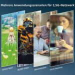 YuanLey 10 Port 2.5G PoE-Switch im schwarzen Metallgehäuse mit acht RJ45-PoE-Ports und zwei SFP+-Plätzen.