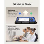 TOPDON AD600S OBD2-Diagnosegerät mit 5-Zoll-Touchscreen und OBD-Anschlusskabel