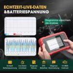 LAUNCH CRP129X V3.0 OBD2-Diagnosegerät mit 5-Zoll-Touchscreen und OBD-Anschlusskabel