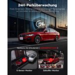 REDTIGER F17 3-Kanal-Dashcam mit Innenraumkamera
