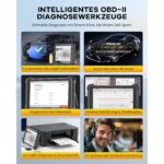 THINKCAR ThinkScan 689BT OBD2-Diagnosegerät mit 8-Zoll-Tablet und Bluetooth-Dongle für den OBD-Anschluss