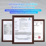 XINDUM SM01 Rauchmelder 6er Set in weiss mit Magnethalterung und 10-Jahres-Batterie