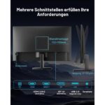 KTC 27-Zoll-Monitor mit QHD-Auflösung und mattem IPS-Panel auf dem Schreibtisch