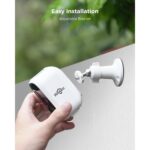 Hiseeu 2K Solar-Überwachungsset mit vier Akkukameras und NVR