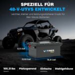 VATRER POWER 48V 105Ah LiFePO4-Akku im Metallgehäuse
