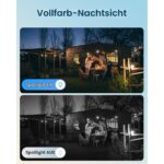 ZOSI WLAN-Überwachungsset mit vier Kameras und Rekorder mit eingebautem 12-Zoll-Bildschirm