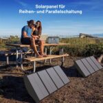 ALLPOWERS SP029 faltbares Solarmodul mit 140 Watt, aufgeklappt