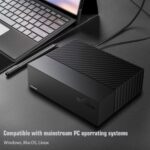 UnionSine externe 3,5-Zoll-Festplatte mit 14 TB in senkrechter Bauform