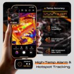 GOYOJO Wärmebildkamera zum Aufstecken auf das Smartphone mit 192 x 192 Bildpunkten