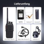 Retevis RT24 Plus Funkgeräte-Set mit zehn Geräten, Headsets und Ladeschalen