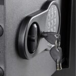 HomeSafe HV30E Möbeltresor in Schwarz mit elektronischem Zahlenschloss