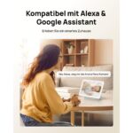 Anona Pano 4K Innenkamera in Weiss mit schwenkbarem Kamerakopf