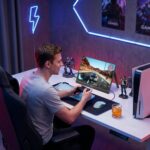ARZOPA Z1FC tragbarer Monitor mit 16,1 Zoll Display und ausgeklapptem Standfuss