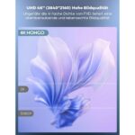 HONGO tragbarer 4K-Monitor mit 17,3 Zoll Display und magnetischer Schutzhülle als Aufsteller