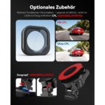 REDTIGER F17 3-Kanal-Dashcam mit Innenraumkamera