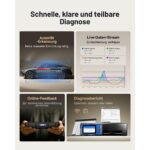TOPDON AD600S OBD2-Diagnosegerät mit 5-Zoll-Touchscreen und OBD-Anschlusskabel