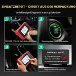 LAUNCH CRP129X V3.0 OBD2-Diagnosegerät mit 5-Zoll-Touchscreen und OBD-Anschlusskabel