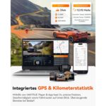VANTRUE N2X Dashcam vorne und Innenraum mit Infrarot