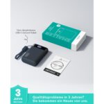 INIU P51 Powerbank 20000 mAh in Blau mit Digitalanzeige und zwei USB-C-Anschlüssen