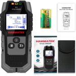 HANMATEK SF2 Wandscanner in Grau mit beleuchtetem LCD beim Orten einer Leitung
