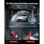 REDTIGER F7N Touch Dashcam mit Touchscreen und separater Heckkamera