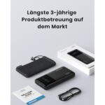 INIU BI-B64 Powerbank mit Digitalanzeige und drei Anschlüssen