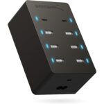 SABRENT HB-PU16 USB-Hub mit 16 Anschlüssen, Einzelschaltern und Aluminiumgehäuse