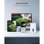 Hiseeu 2K Solar-Überwachungsset mit vier Akkukameras und NVR