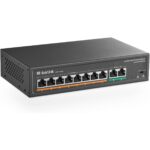 MokerLink 16-Port PoE-Switch mit 250 W Budget und zwei Gigabit-Uplinks im Metallgehäuse